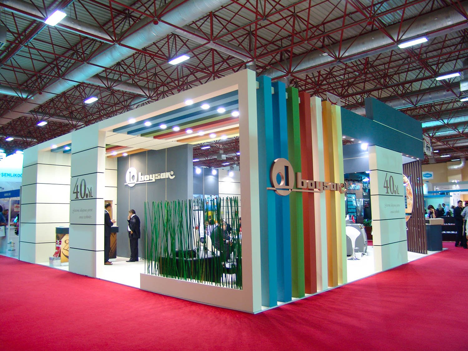 Boysan modularer Stand Übergabe