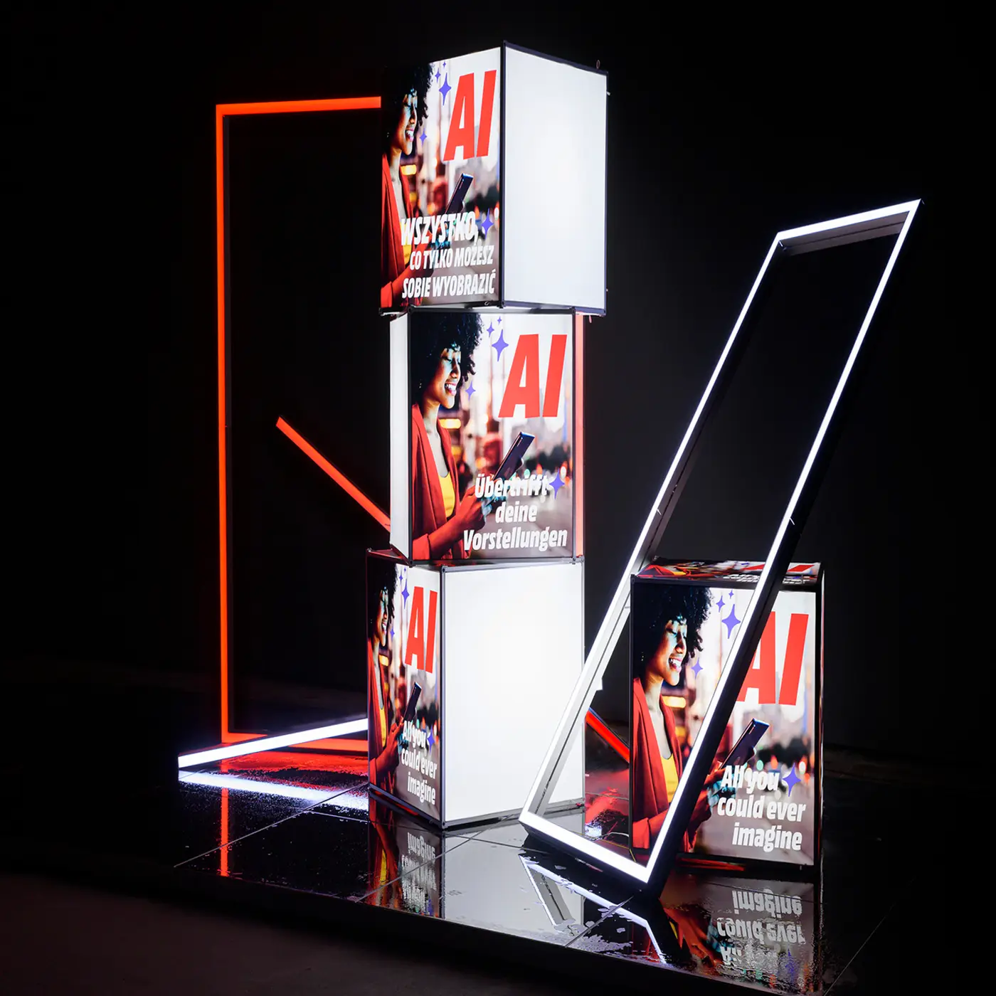 Bizerba Exhibition Stand Project - High-Tech Industrial Booth for Automation & Food Safety